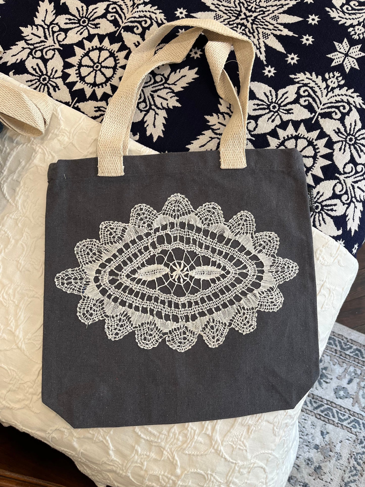 Charcoal Tote Bag