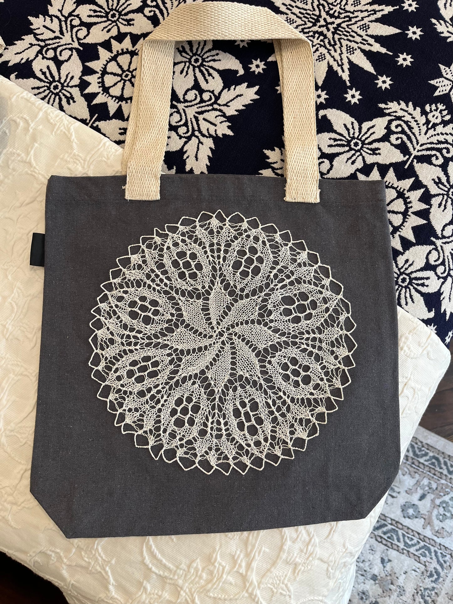 Charcoal Tote Bag