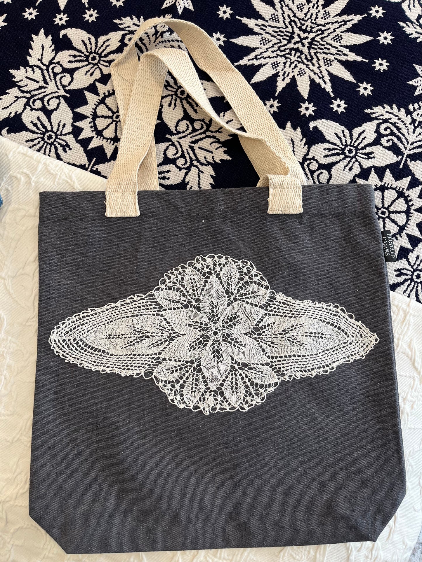 Charcoal Tote Bag