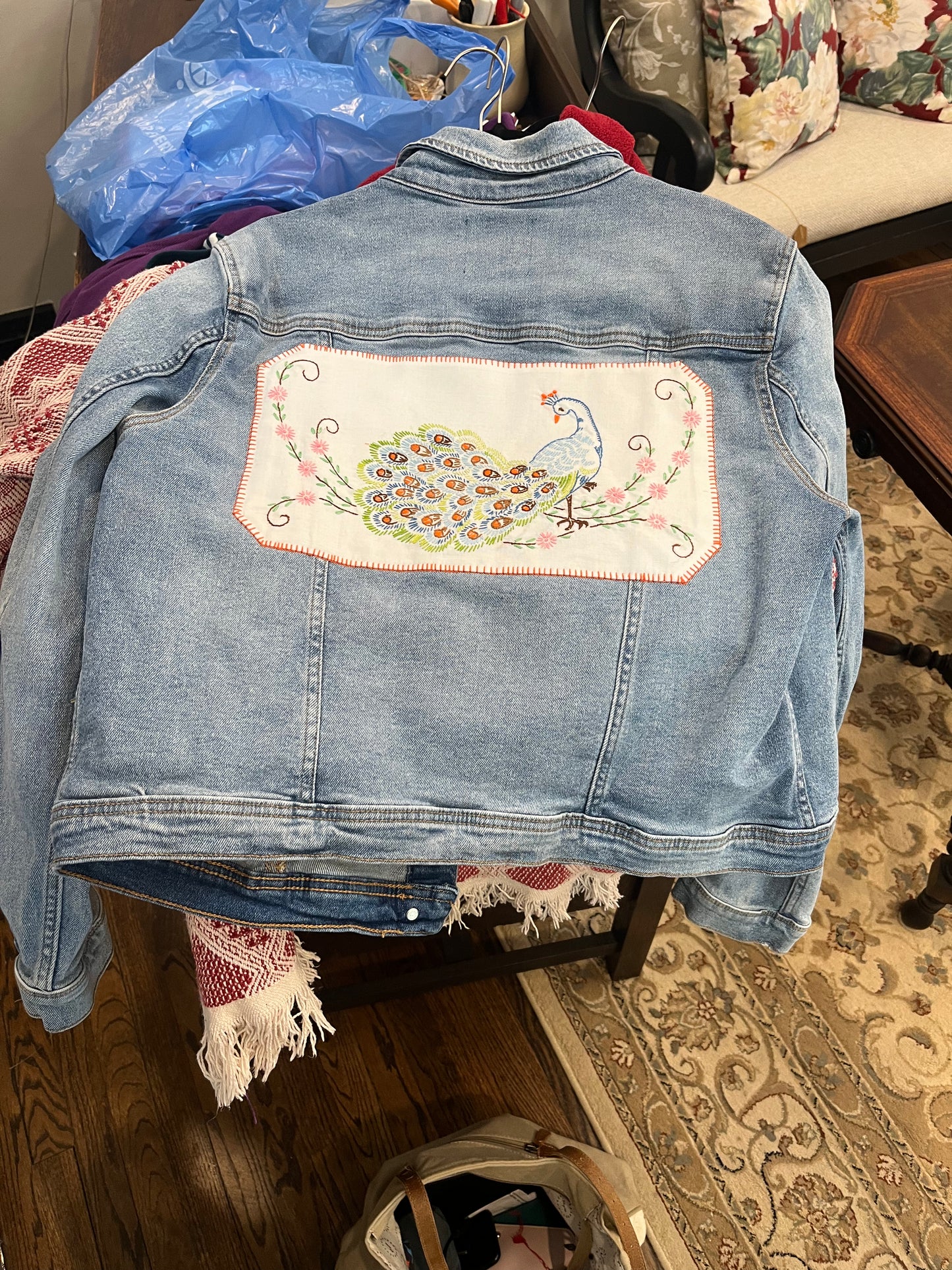 Peacock Denim Jacket