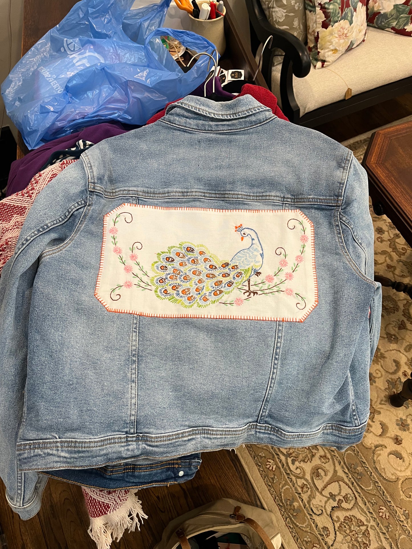 Peacock Denim Jacket