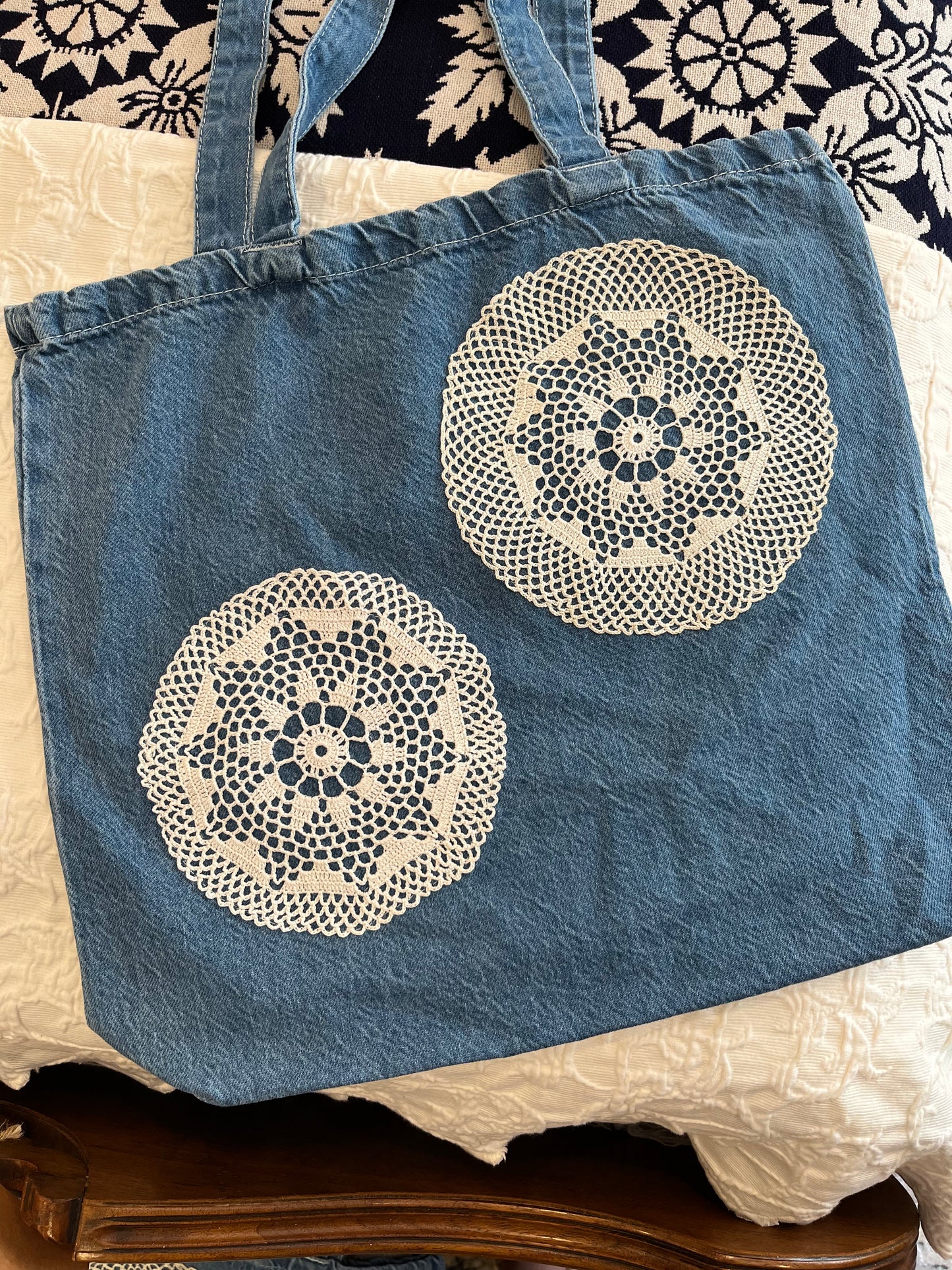 Denim Twill Tote Bag